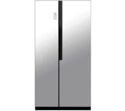 LOGIK  LSBSX16 American-Style Fridge Freezer - Silver